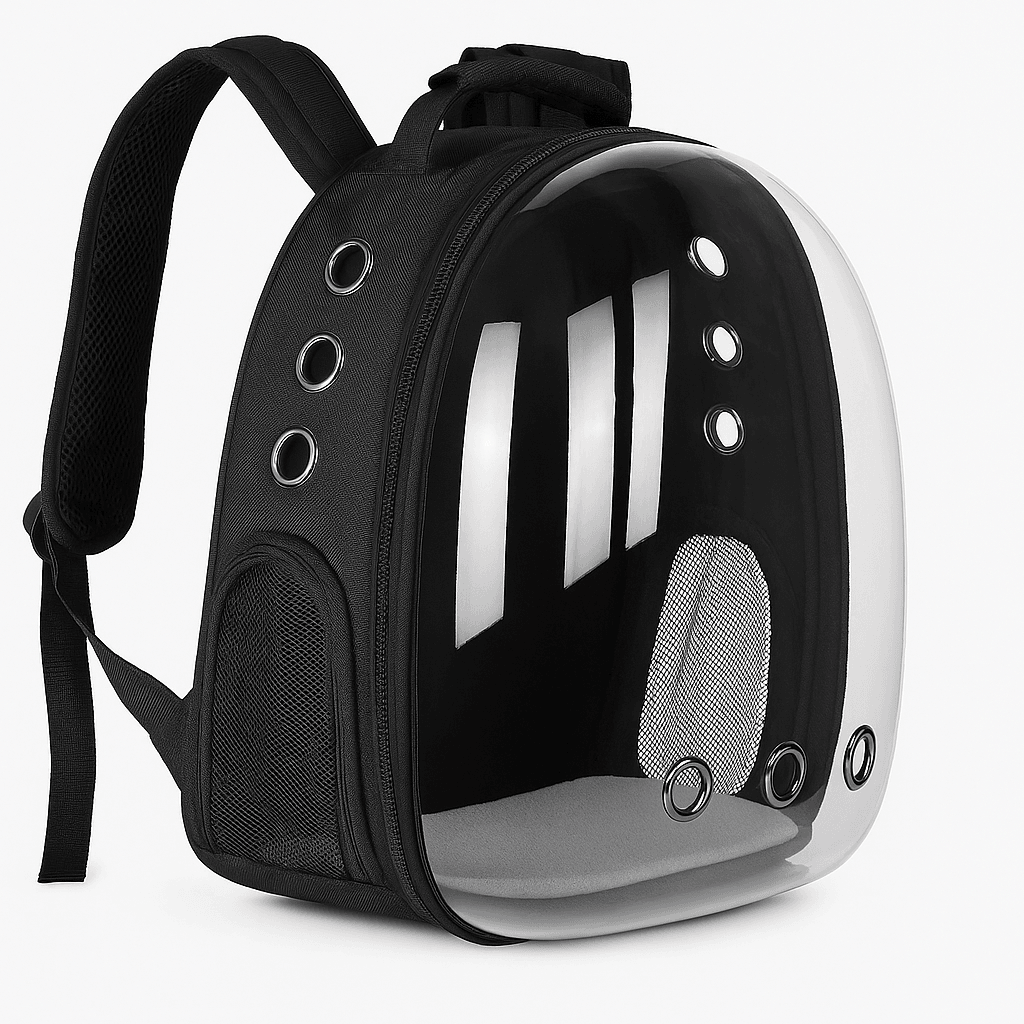 Space Capsule Carrier Backpack – Breathable & Portable Pet Travel Bag for Cats and Small Dogs